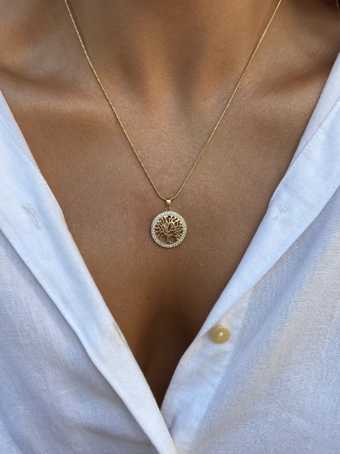 Conjunto Árvore Da Vida Cravejado