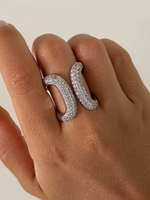 Anel Max Cravejado Regulável