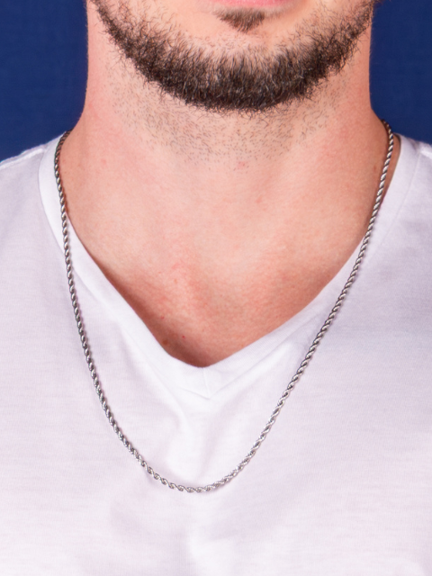 Corrente Cordão Baiano Aço Inox