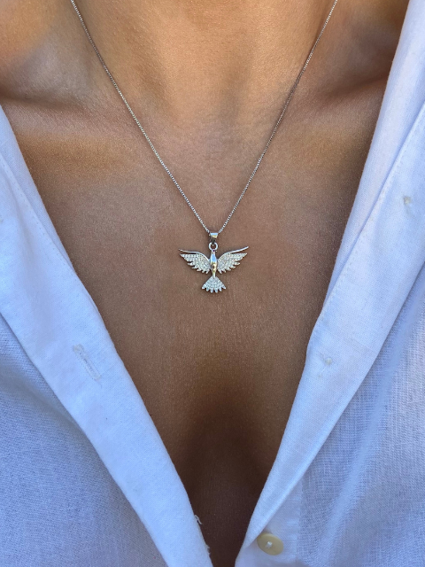 Colar Pingente Espirito Santo Médio