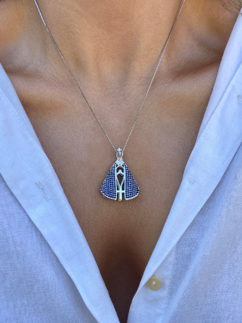 Colar Nossa Senhora Dupla Face G