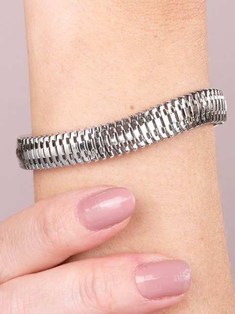 Pulseira Malha Média Vazada