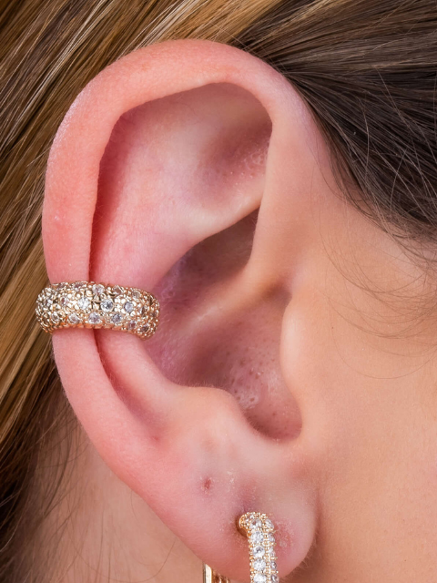 Piercing Fake Cravejado Micro Zircônia