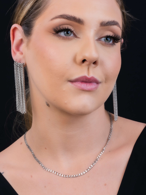 Colar Choker Elos Grumet Unissex