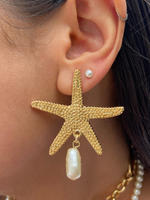 Brinco Estrela do Mar Pérola