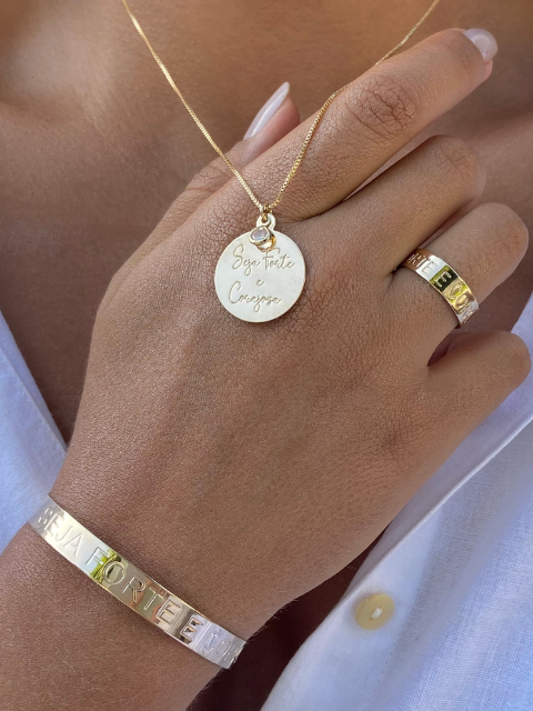 Kit Corajosa - Colar, Anel e Bracelete