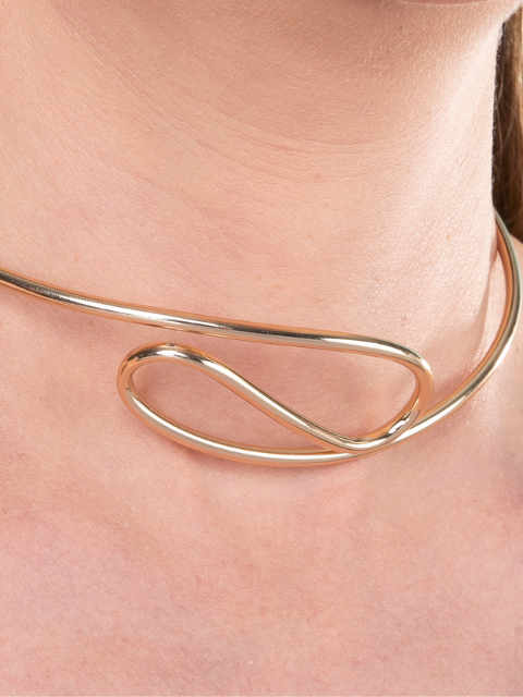 Choker Aro Duas Voltas Liso