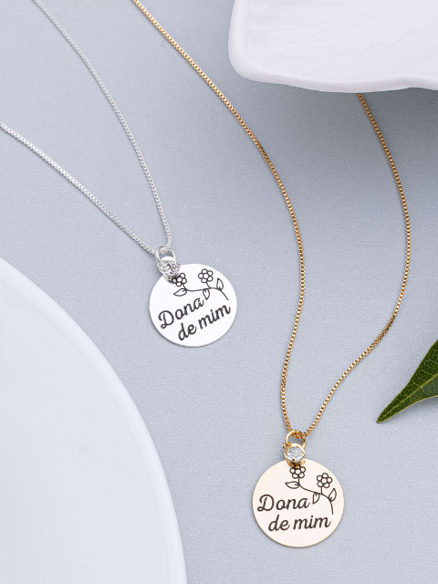 Colar Dona de Mim Personalizado