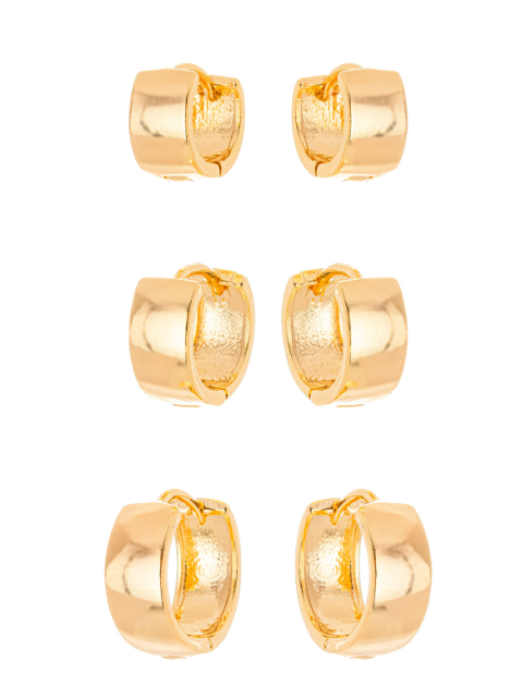 Brinco Trio Argolinhas Liso