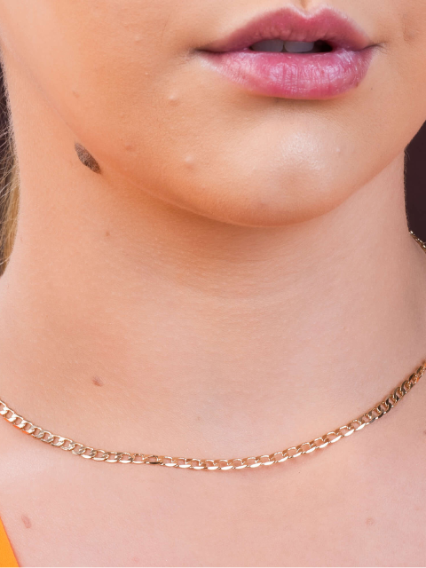 Colar Choker Elos Grumet Unissex