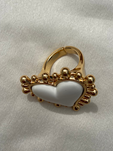 Anel Coração Inspiração Maria Dolores