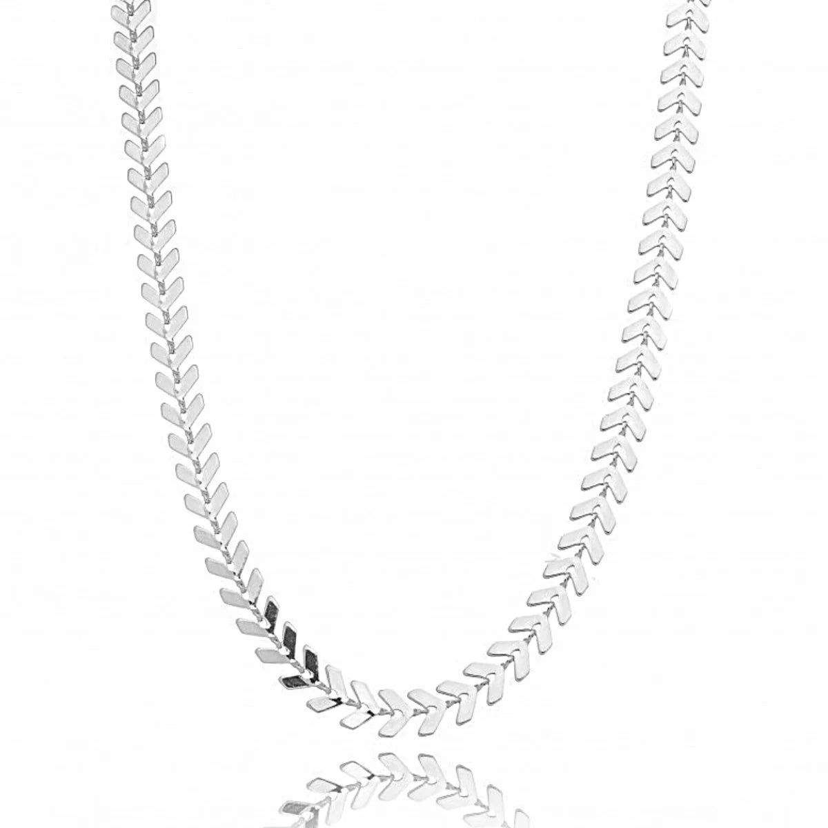 Colar Choker Escamas Liso