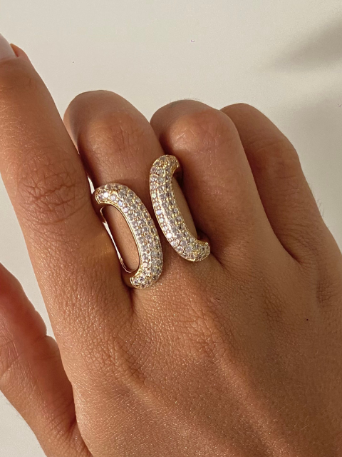 Anel Max Cravejado Regulável