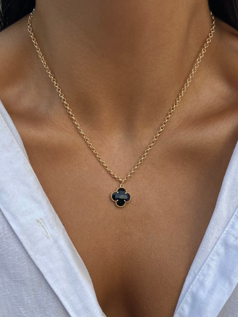 Colar Pingente Trevo