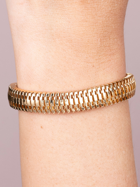 Pulseira Malha Média Vazada