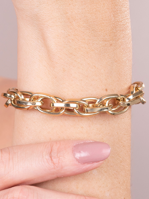 Pulseira Elos Duplos