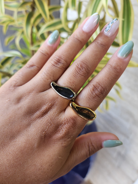 Mix Anéis Curva Regulável