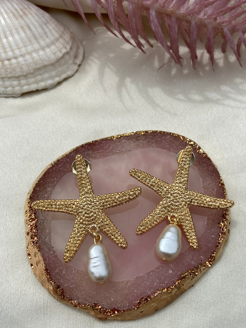 Brinco Estrela do Mar Pérola