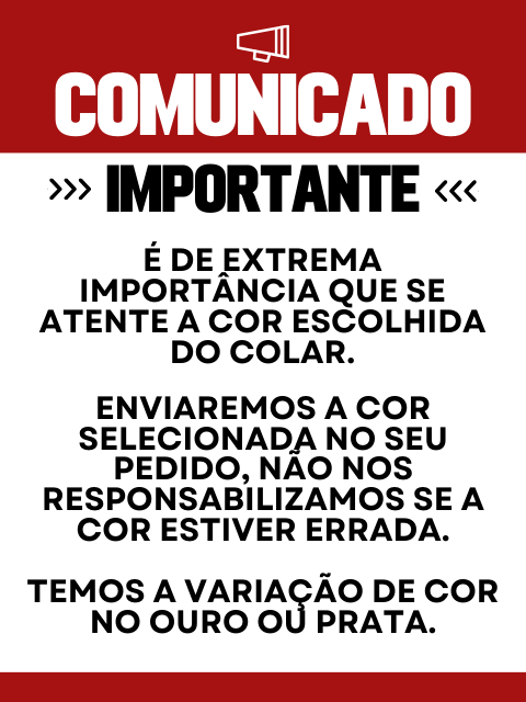 Colar Seja forte e Corajosa com Ponto de Luz