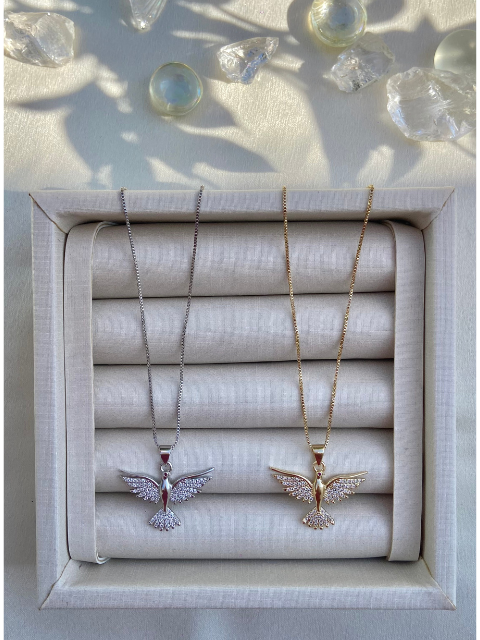 Colar Pingente Espirito Santo Médio