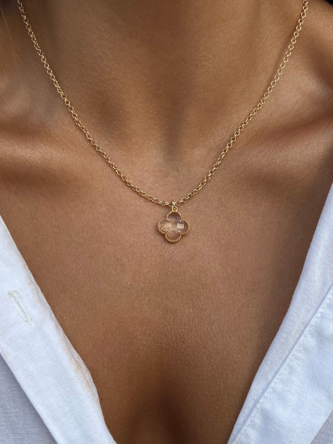 Colar Pingente Trevo