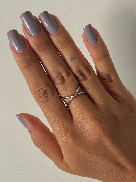 Anel Infinito Fio Duplo Liso Regulável