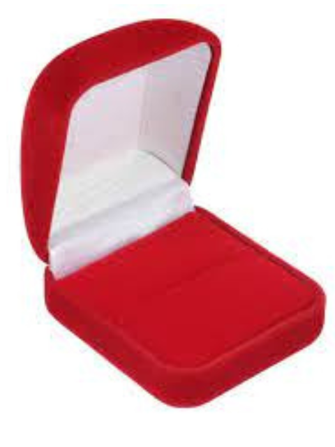 Caixinha de Anel Aveludada