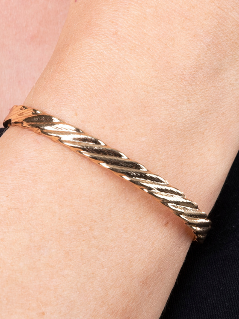 Bracelete Aro Trançado Regulável