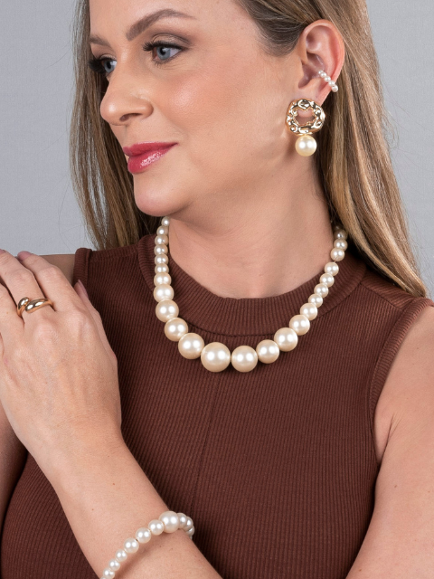 Colar Pérolas Grande