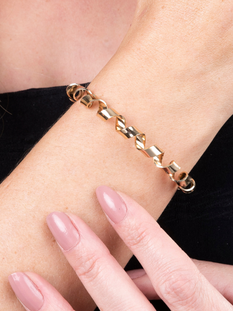 Bracelete Aro Torcida Inspiração Thassia Naves