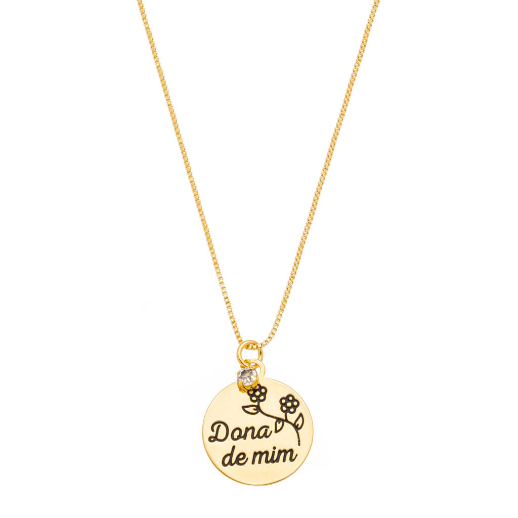 Colar Dona de Mim Personalizado