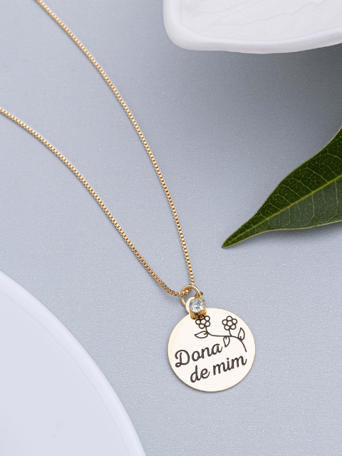 Colar Dona de Mim Personalizado