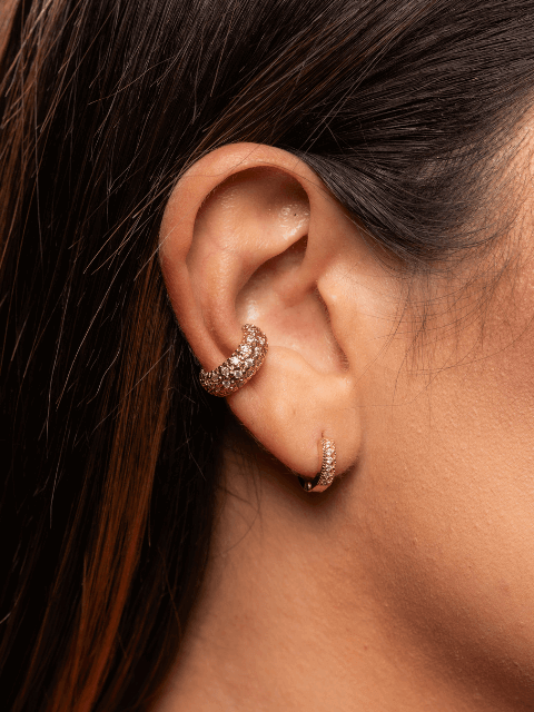 Piercing Fake Cravejado Micro Zircônia