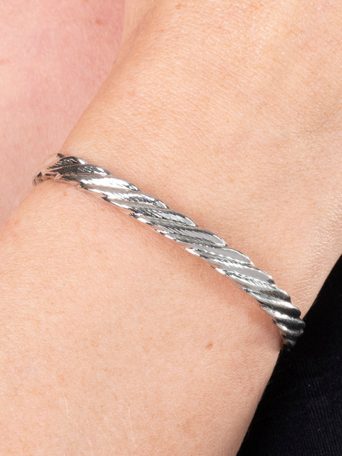 Bracelete Aro Trançado Regulável