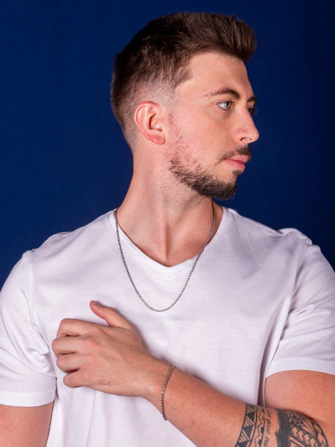 Corrente Cordão Baiano Aço Inox