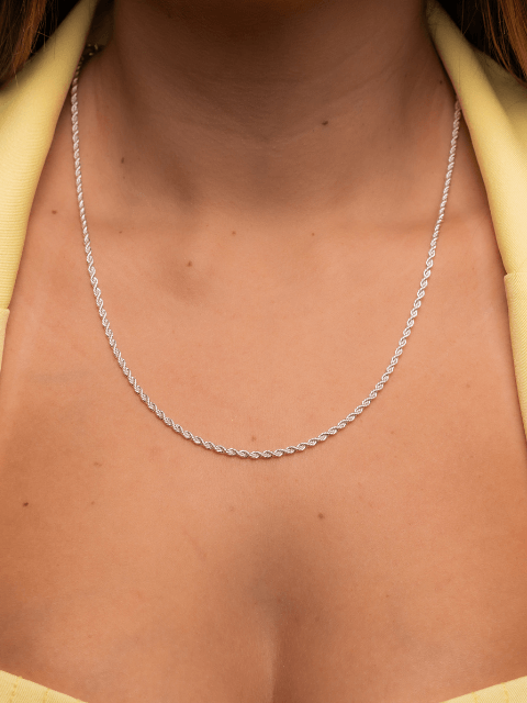 Colar Choker Cordão Baiano 2mm