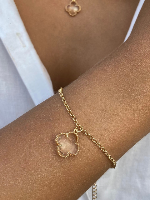 Pulseira Pingente Trevo