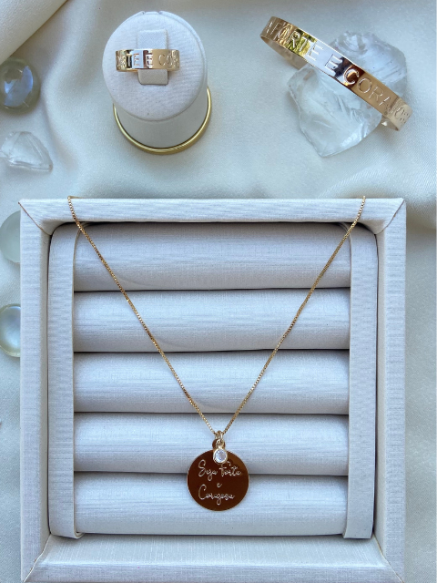 Kit Corajosa - Colar, Anel e Bracelete